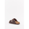 BIRKENSTOCK HABANA ARIZONA REGULAR SOFT FOOTBED OILED LEATHER SANDALS